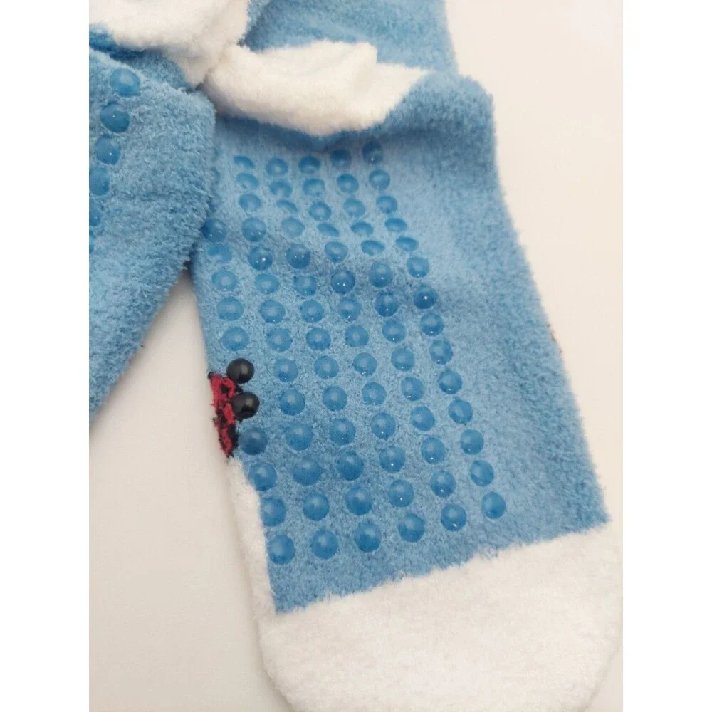 Northeast Outfitters Cozy Cabin Women's Size 5 10 Festive Socks Blue Polar Bear